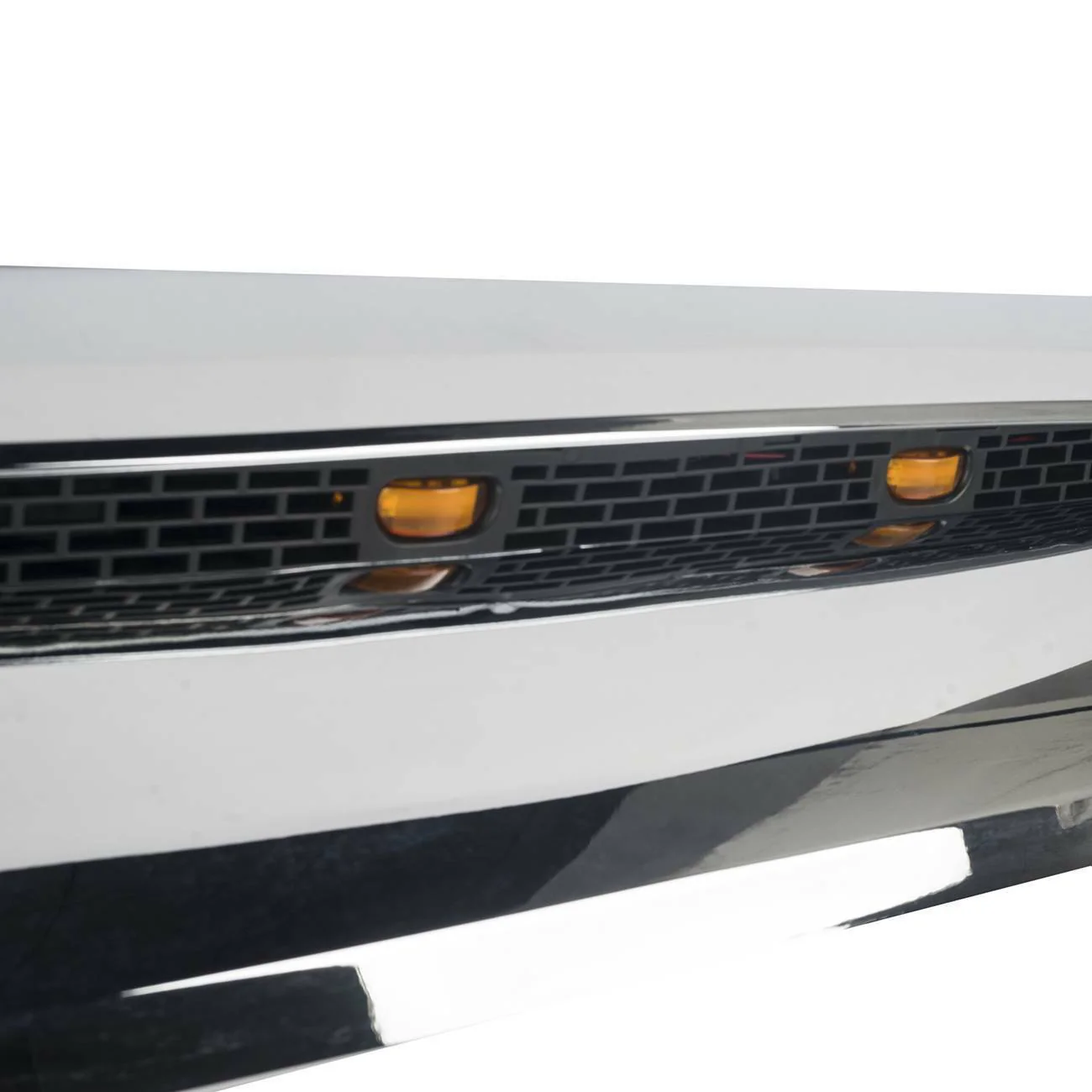 Front Upper Grille Hood Scoop Fits Toyota Tundra 2014-2021 Chrome w/ LED Light - Image 7