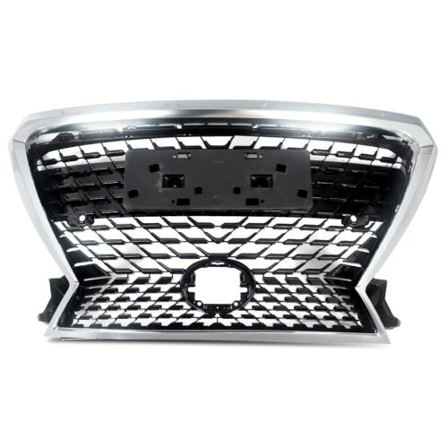 Front Upper Grille Mesh Chrome Black For 2016-2019 Lexus RX350 RX450H Base Sport - Image 10