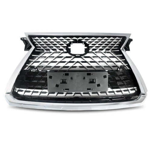 Front Upper Grille Mesh Chrome Black For 2016-2019 Lexus RX350 RX450H Base Sport - Image 5