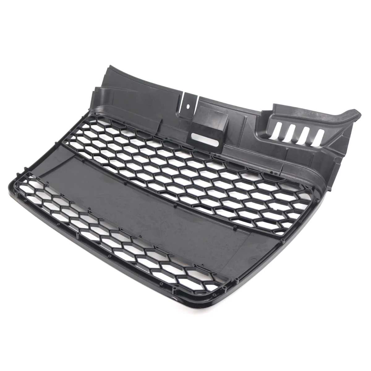Front Upper Grille RS4 Style Honeycomb Mesh Gloss Black For Audi A4 B7 2005-2008 - Image 10