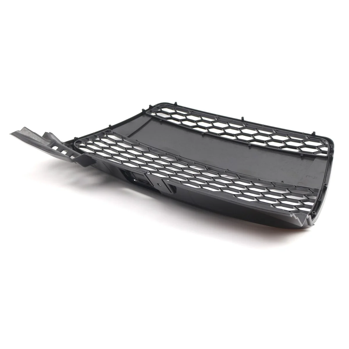Front Upper Grille RS4 Style Honeycomb Mesh Gloss Black For Audi A4 B7 2005-2008 - Image 5