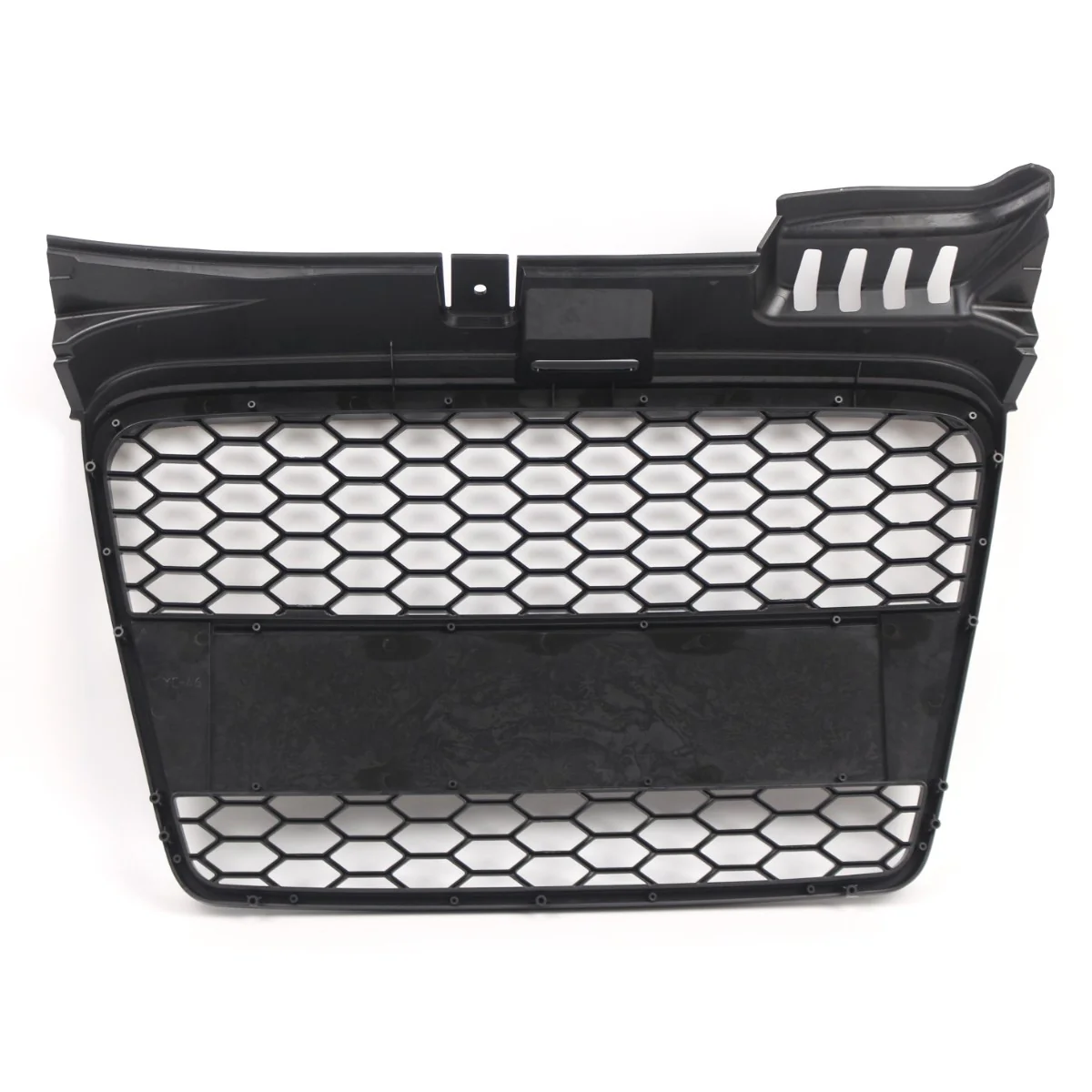 Front Upper Grille RS4 Style Honeycomb Mesh Gloss Black For Audi A4 B7 2005-2008 - Image 8