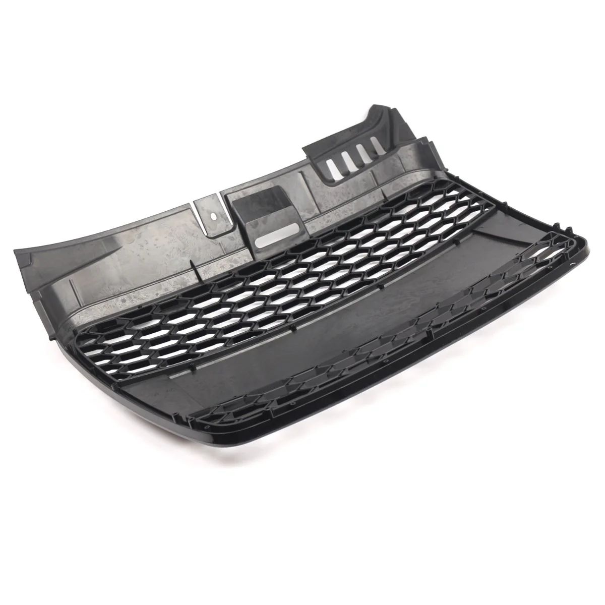 Front Upper Grille RS4 Style Honeycomb Mesh Gloss Black For Audi A4 B7 2005-2008 - Image 9