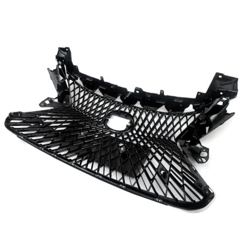 Front Upper Grille W/Trim Molding Fog Trims Set For Lexus ES300H ES350 2016-2018 - Image 10