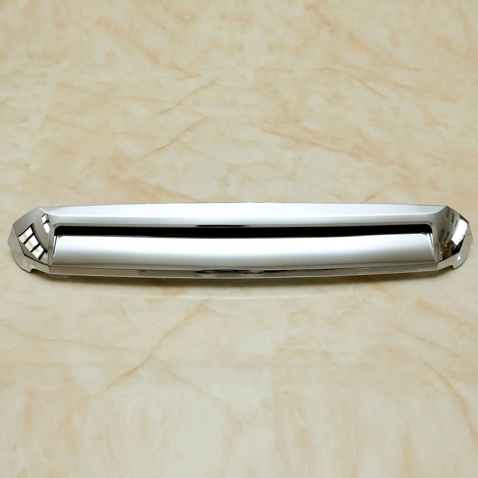 Silver Front Upper Hood Bulge Molding for Toyota Tundra 2014-2021 - Image 4