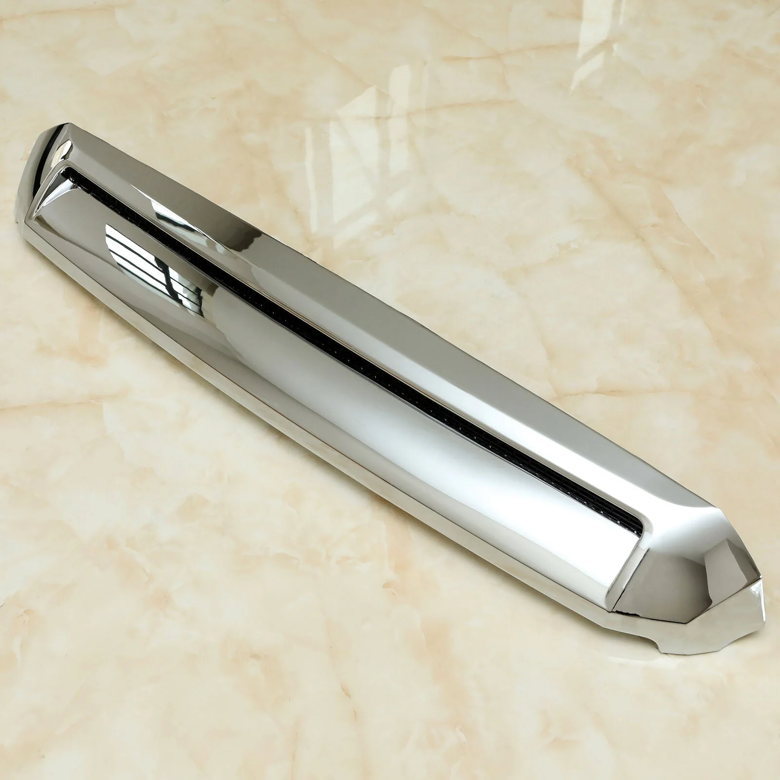 Silver Front Upper Hood Bulge Molding for Toyota Tundra 2014-2021 - Image 6