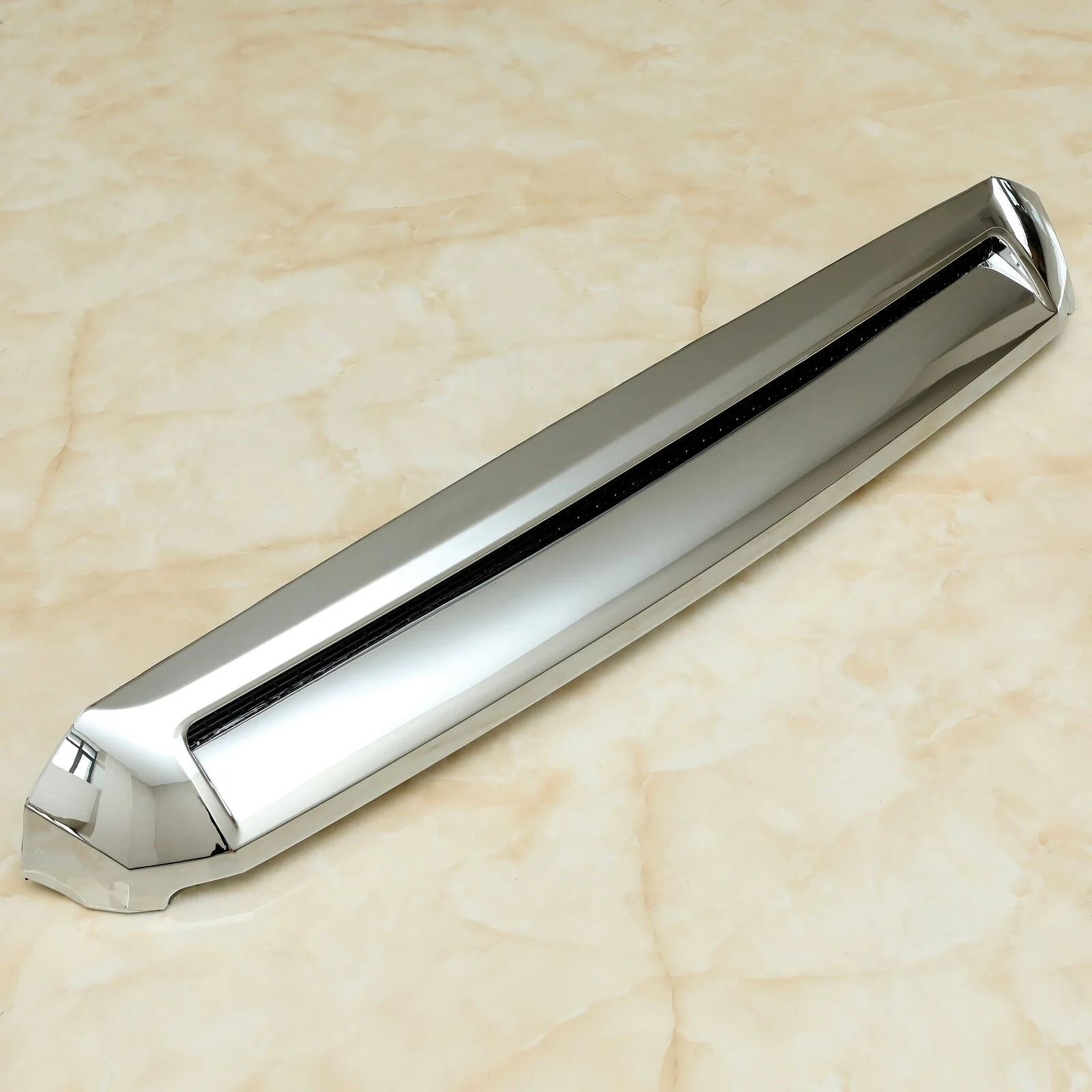 Silver Front Upper Hood Bulge Molding for Toyota Tundra 2014-2021 - Image 7