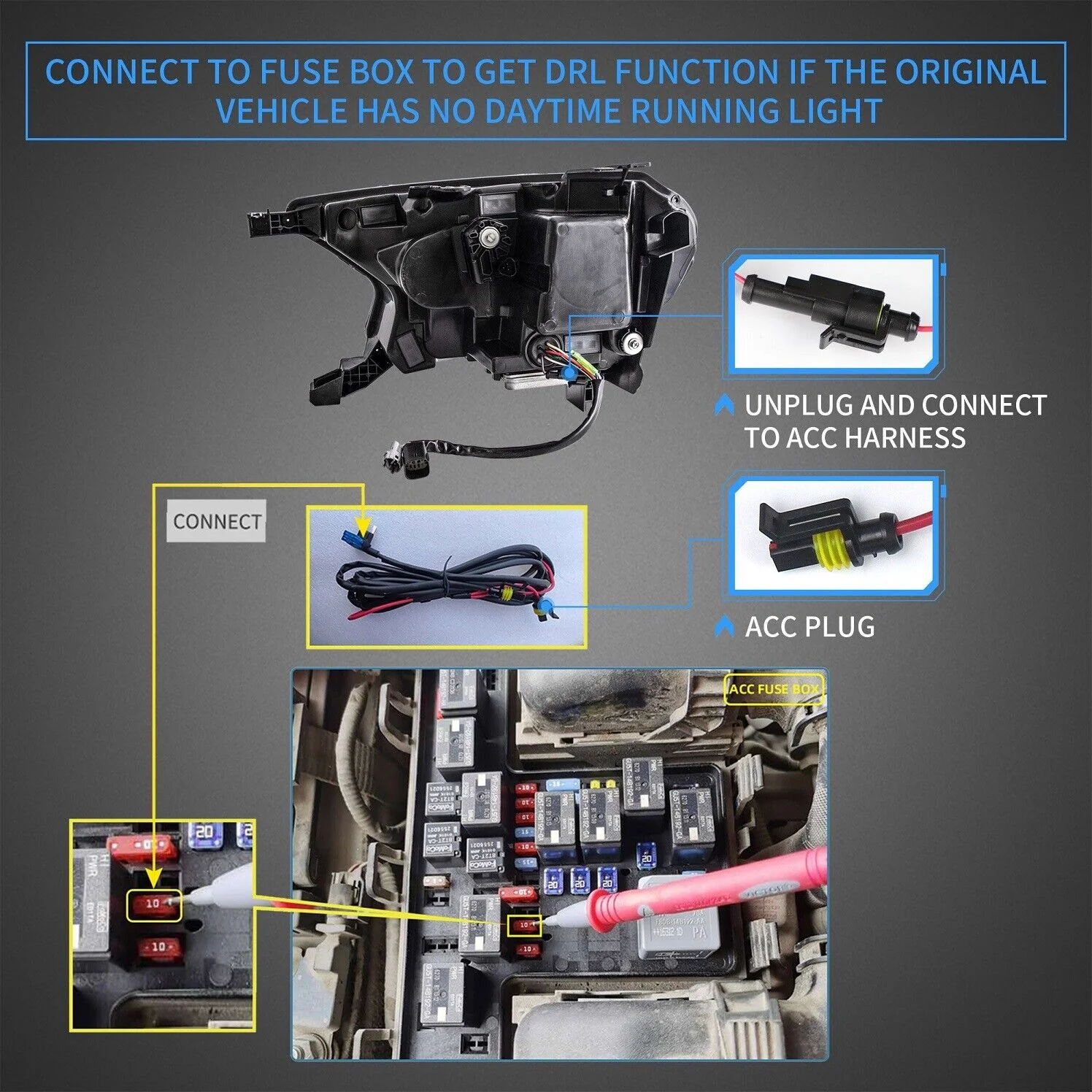 For 2016-2021 Ford Ranger Projector FULL LED Headlights Headlamps Assembly - Image 8