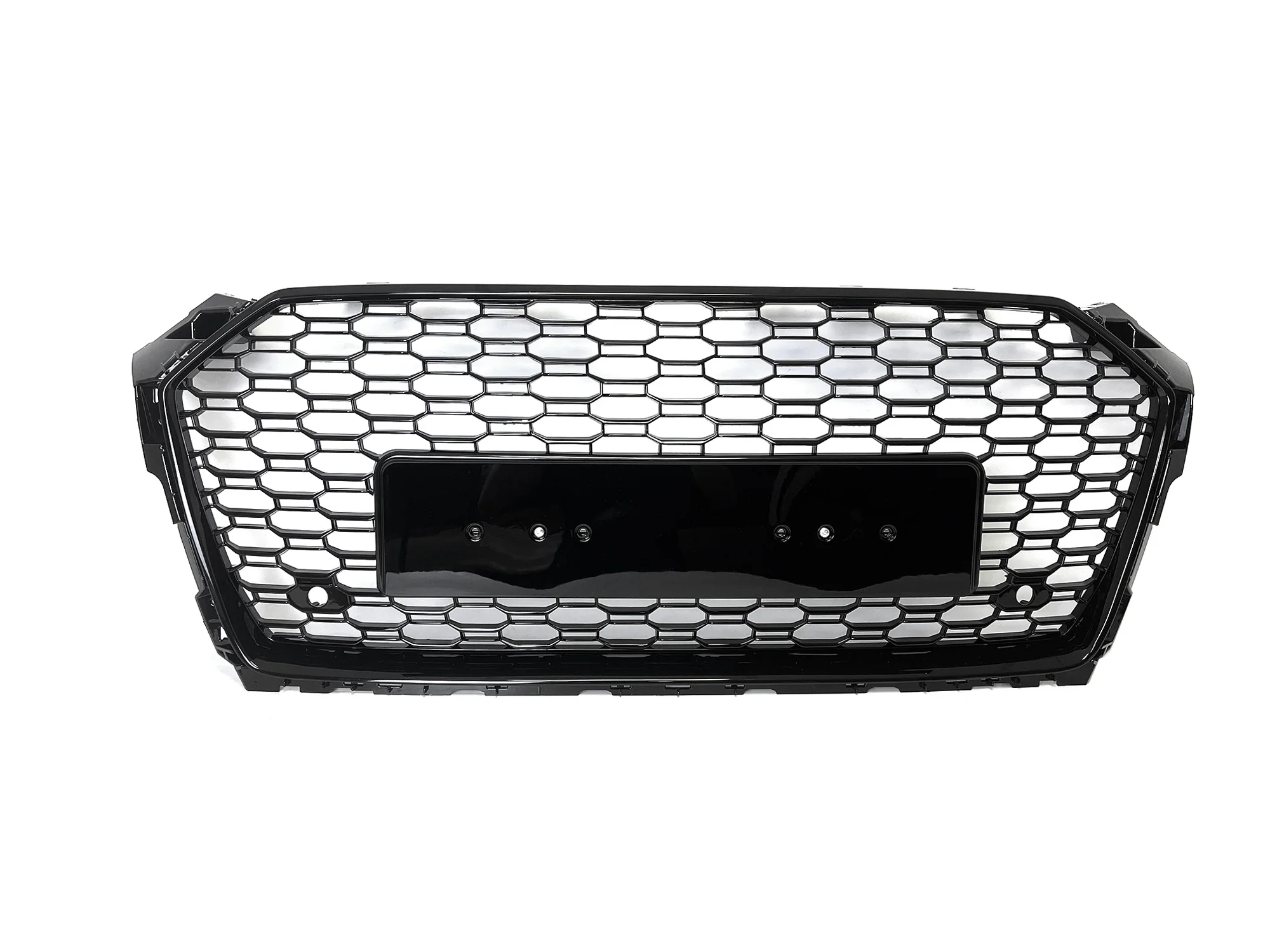 Gloss Black Badgeless Honeycomb Front Black Grille for Audi A5 S5 2017 2018 2019 - Image 5