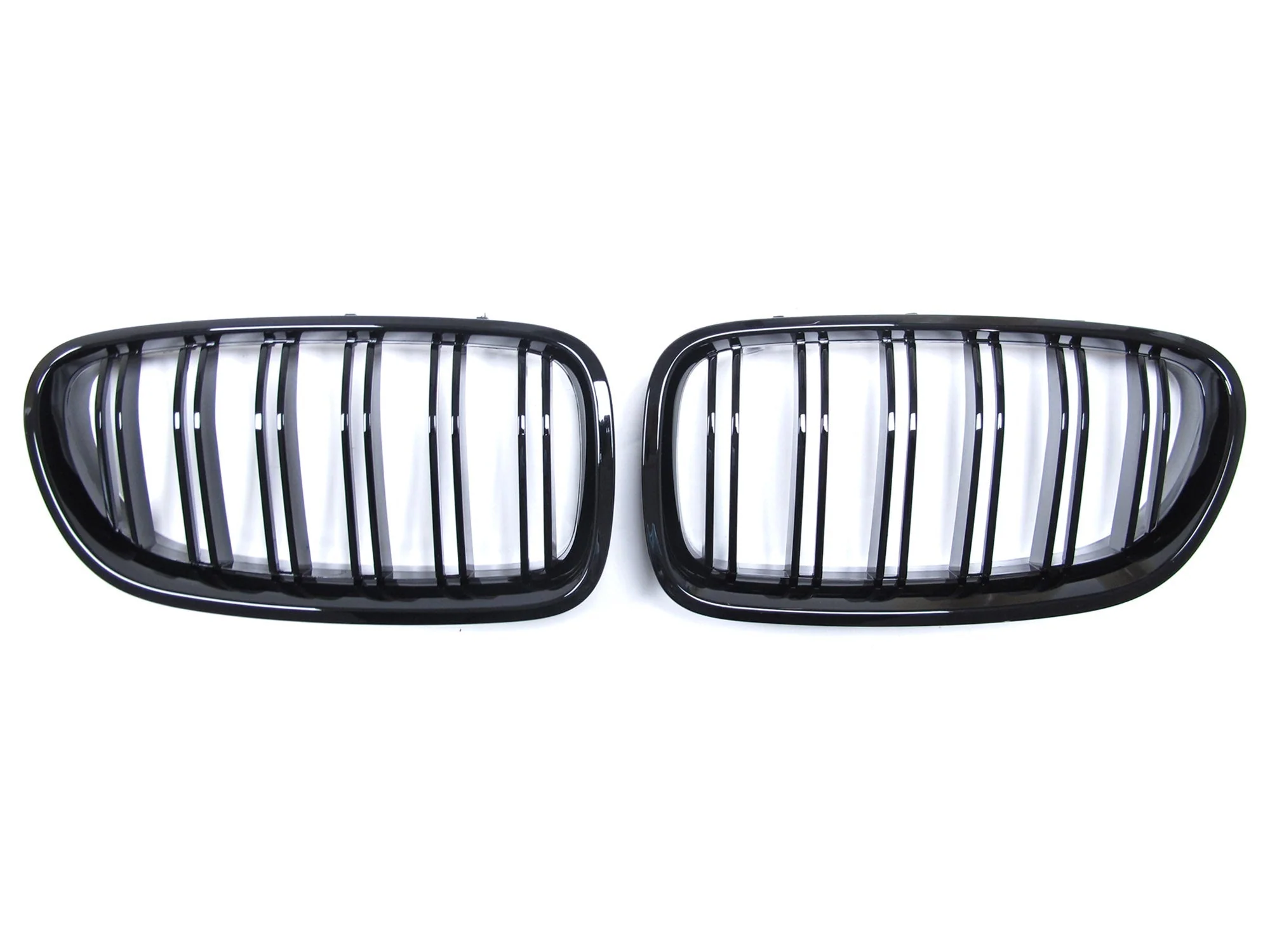 Gloss Black Front Kidney Grille  For BMW 5-Series F10 F11 Sedan 2010-2016 - Image 5