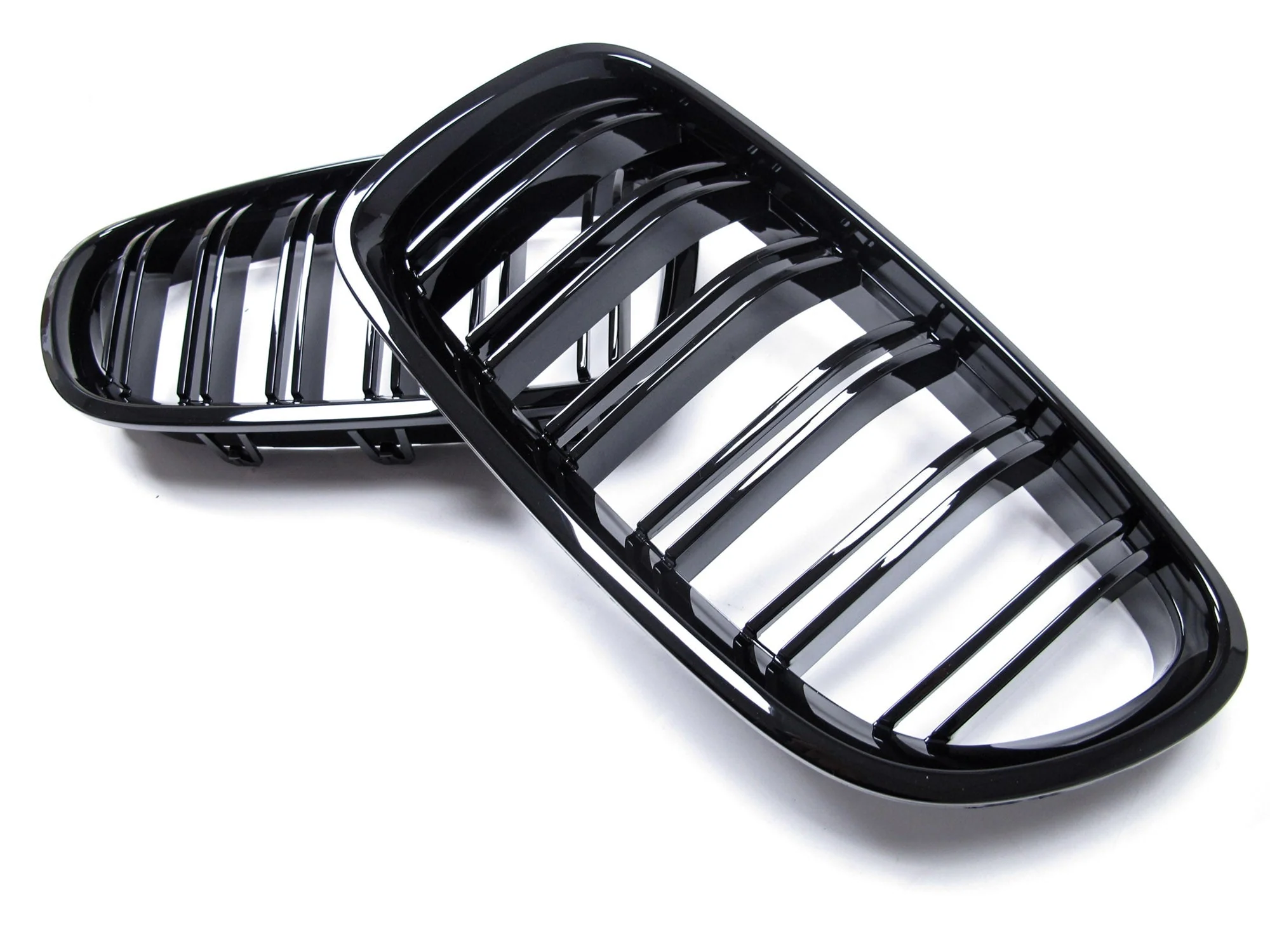 Gloss Black Front Kidney Grille  For BMW 5-Series F10 F11 Sedan 2010-2016 - Image 8
