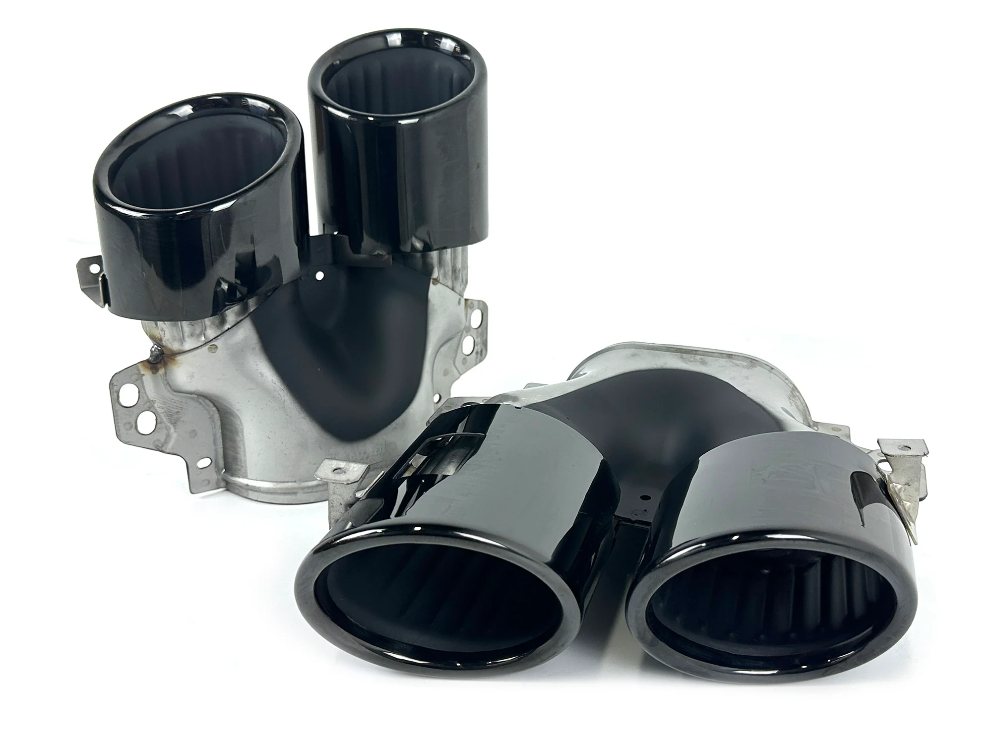 Gloss Black Exhaust Tips Tailpipe fit for Mercedes C118 CLA35 W177 A35 GLA35 GLB35 AMG 2020-2024 - Image 5
