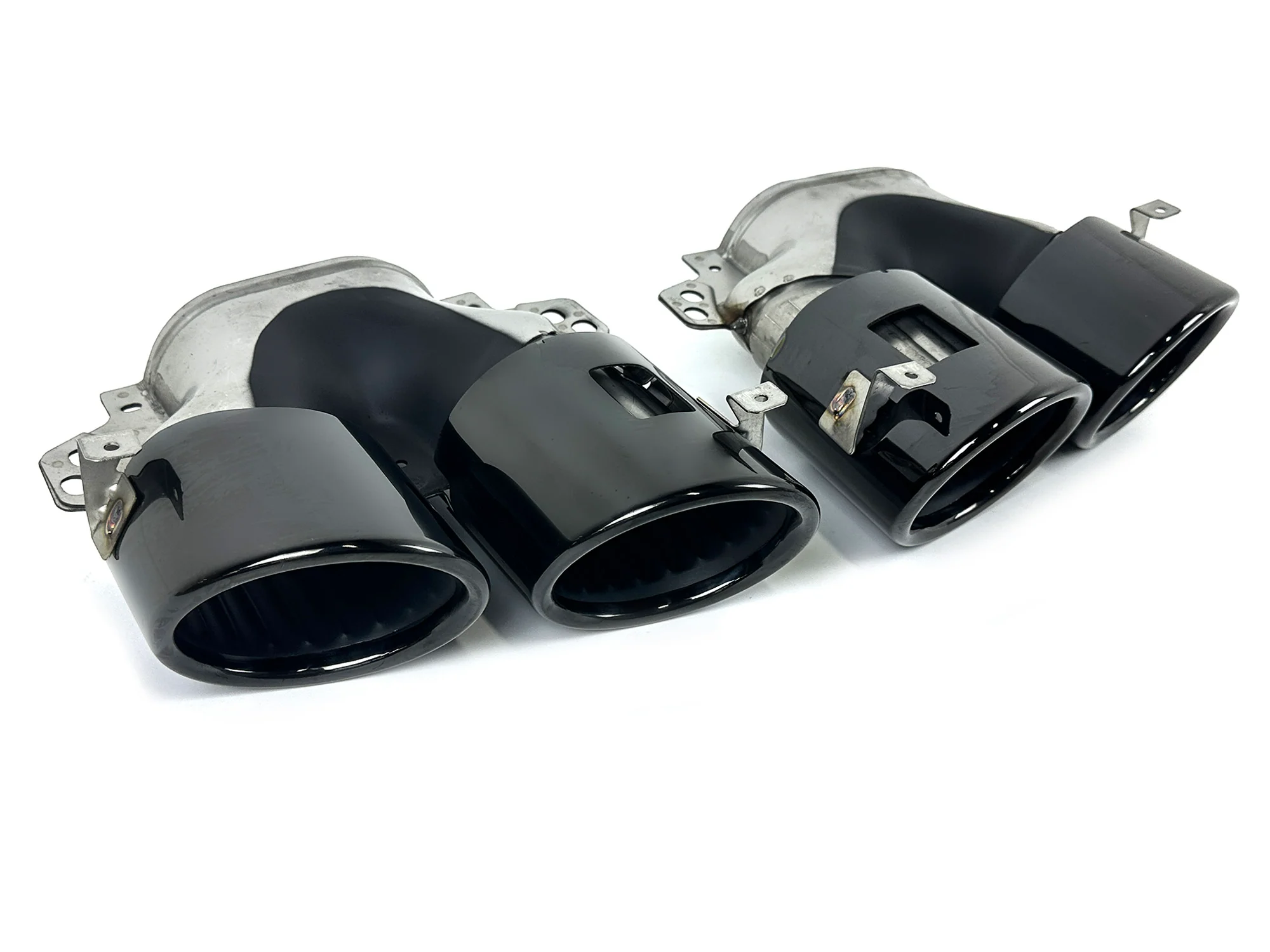 Gloss Black Exhaust Tips Tailpipe fit for Mercedes C118 CLA35 W177 A35 GLA35 GLB35 AMG 2020-2024 - Image 7