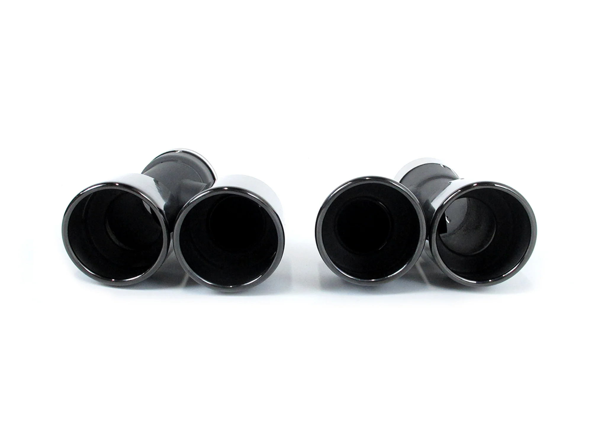 Gloss Black Muffler Exhaust Tips for BMW 5-Series G30 530i 540i M-Sport 2017–2024 - Image 5