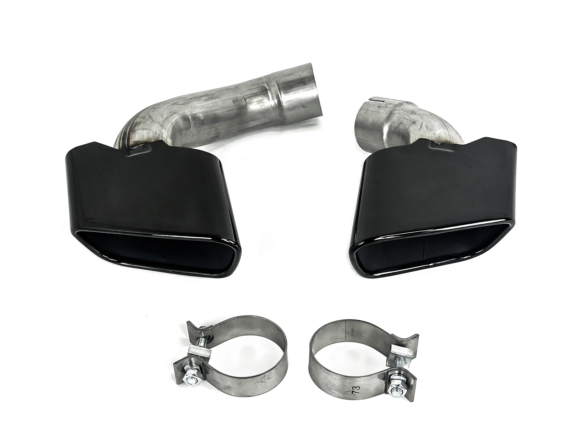 Gloss Black Exhaust Tips Tail Pipe fit for BMW X5 F15 35i M -Sport 2014-2018 et316 - Image 5