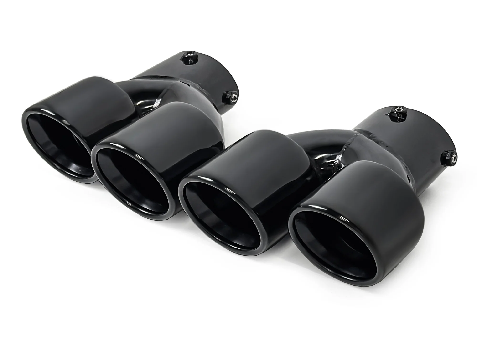 Gloss Black Exhaust Tips Tailpipe for BMW G23 M440i G20 M340i G42 M240i 2019-2026 - Image 5