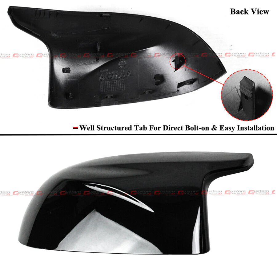 Gloss Black For 2014-2018 BMW F15 X5 F16 X6 X4 X3 M Style Mirror Cover Conversion Housing Assembly - Image 4