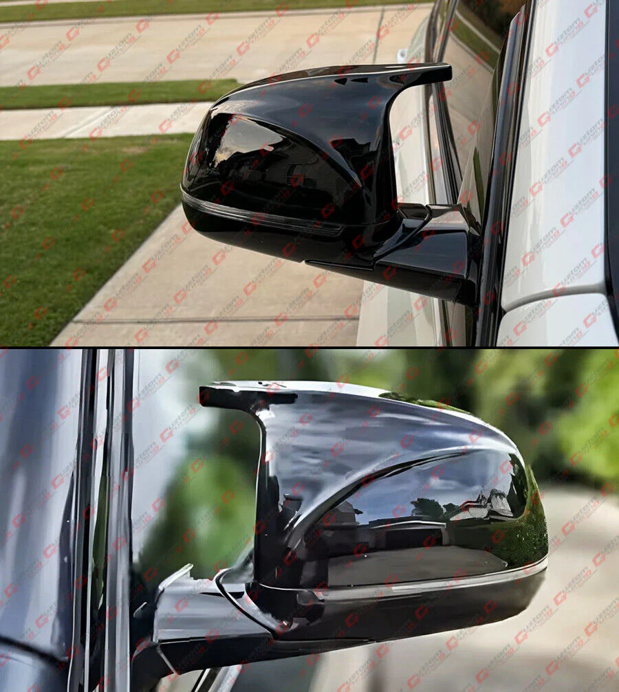Gloss Black For 2014-2018 BMW F15 X5 F16 X6 X4 X3 M Style Mirror Cover Conversion Housing Assembly - Image 6