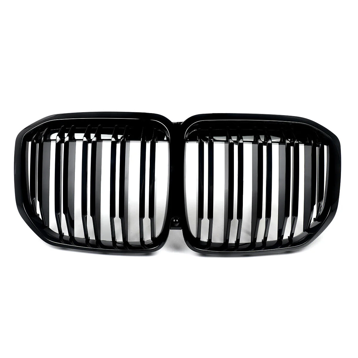 Gloss Black Front Bumper Grill Dual Slats For BMW X7 G07 M50i 2019-2022 - Image 9