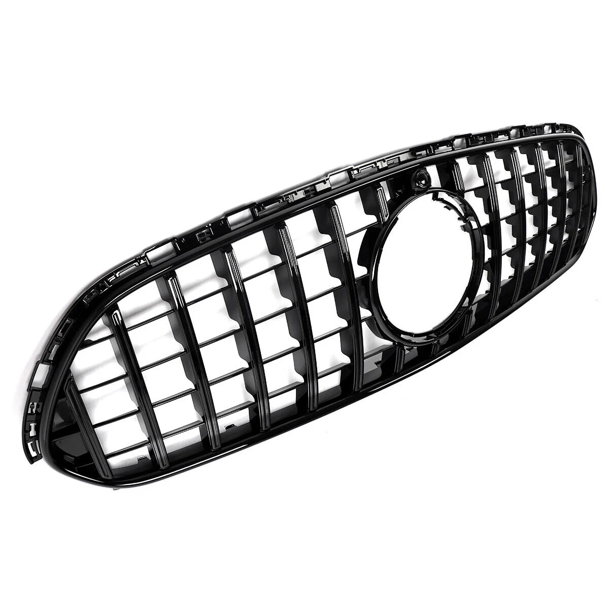 Gloss Black Front Bumper Grill For Mercedes GLC X254 C254 GLC300 GLC350 GLC400 Non-AMG 2023-2026 - Image 11