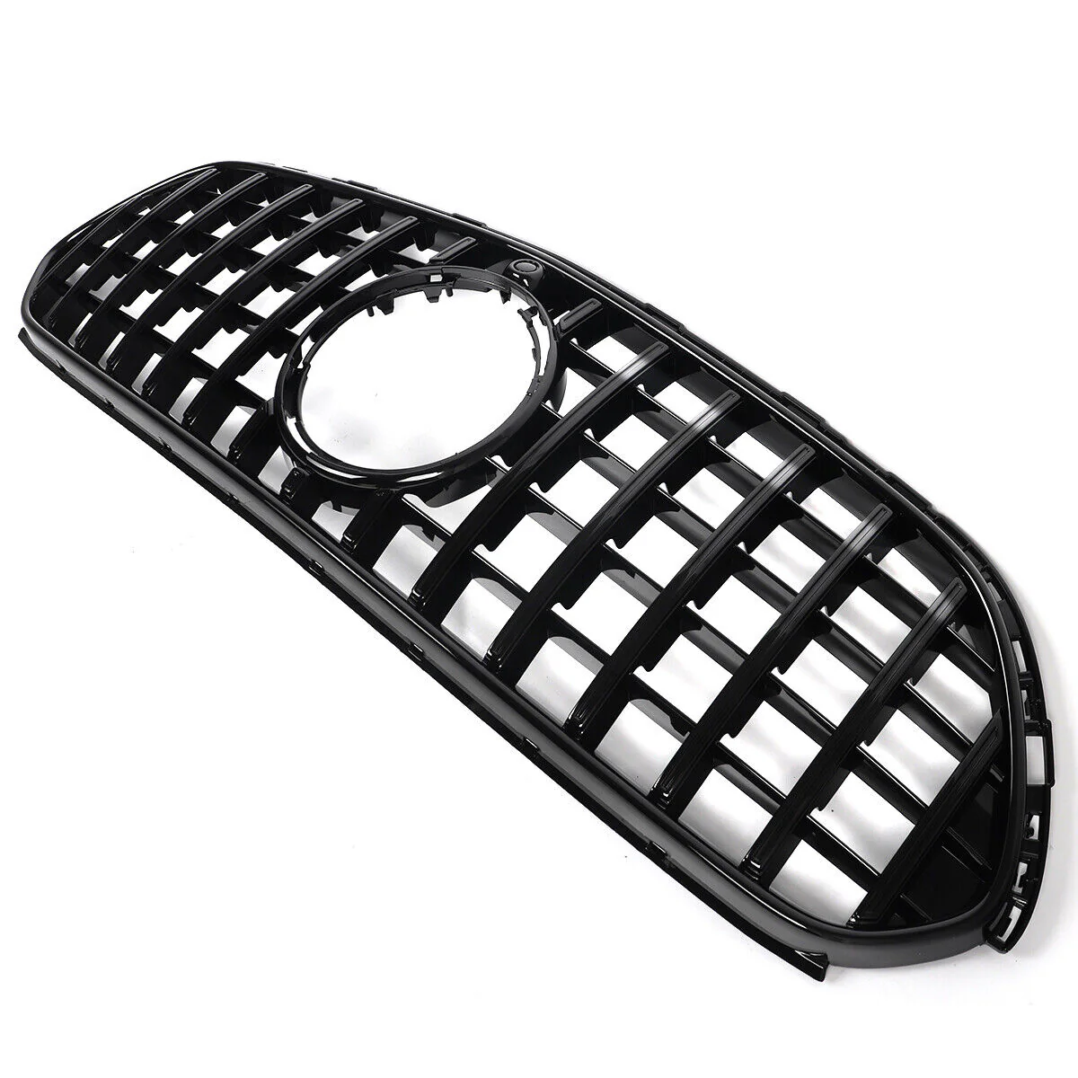Gloss Black Front Bumper Grill For Mercedes GLC X254 C254 GLC300 GLC350 GLC400 Non-AMG 2023-2026 - Image 12