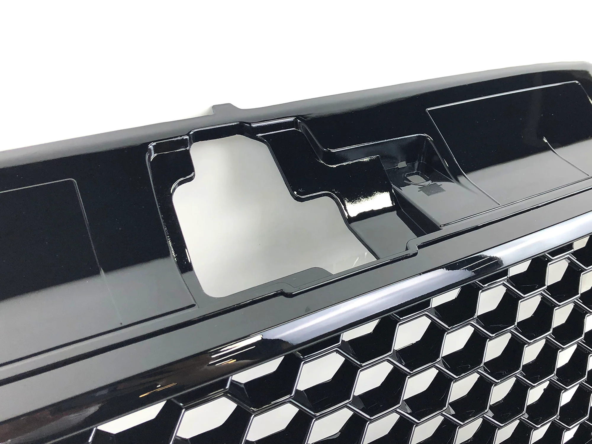 Gloss Black Front Bumper Grille Upper Grill Honeycomb for Audi A3 S3 2013 2014 2015 2016 - Image 13