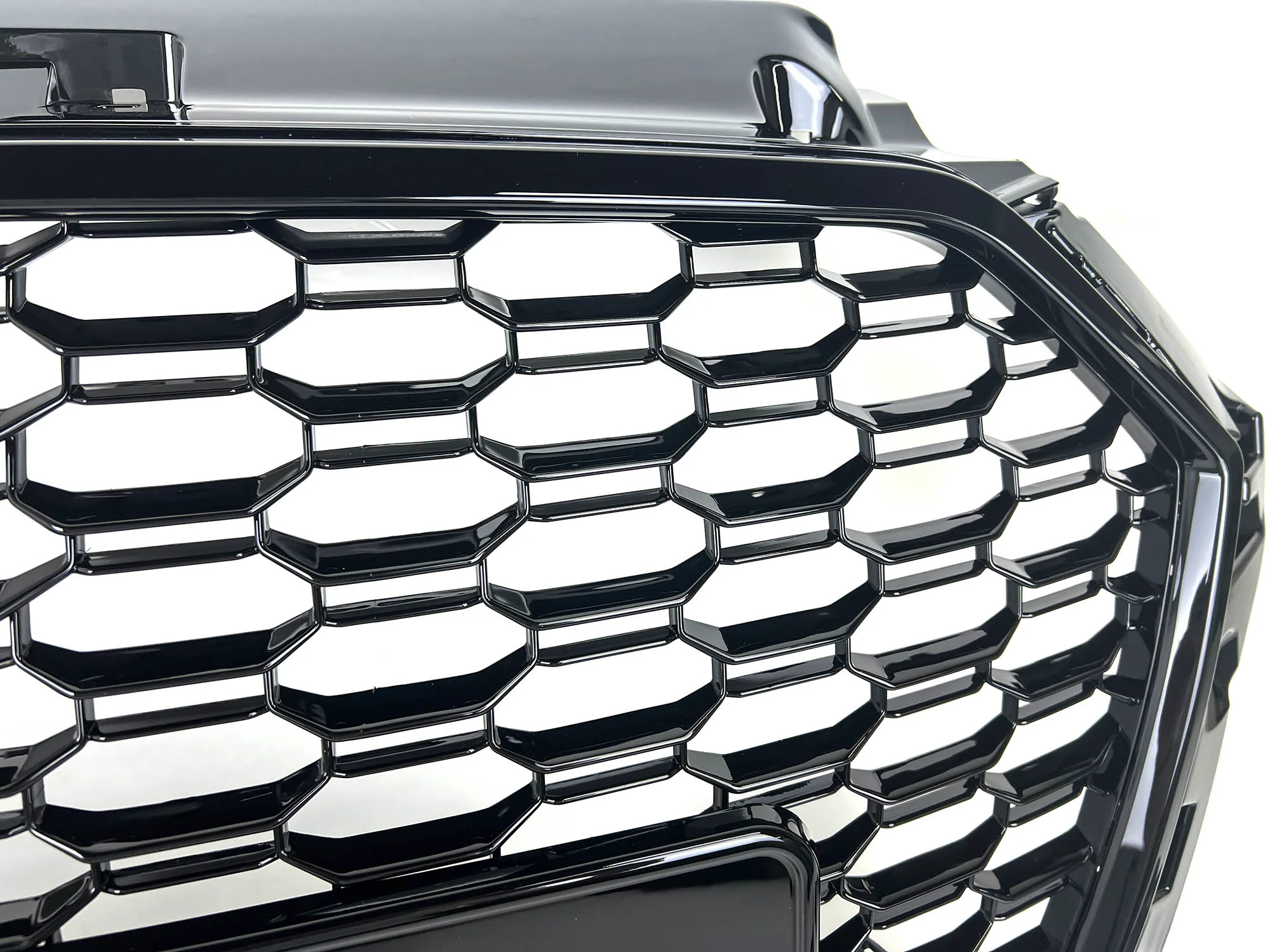 Glossy Black Honeycomb Front Bumper Grille for Audi A3 S3 8V 2017-2020 NON ACC - Image 10