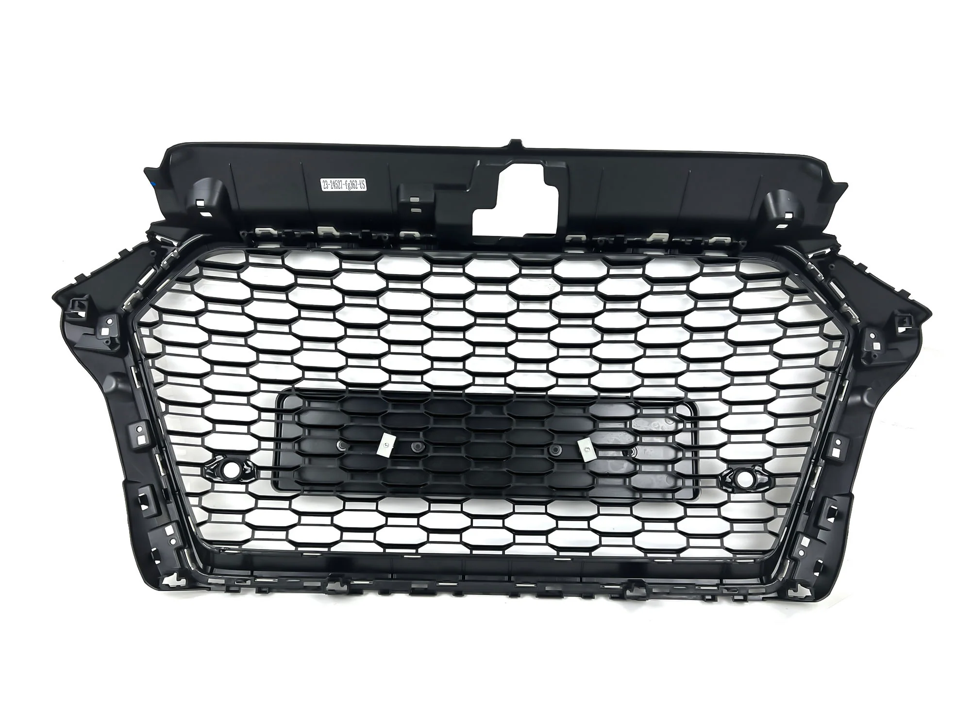 Glossy Black Honeycomb Front Bumper Grille for Audi A3 S3 8V 2017-2020 NON ACC - Image 12
