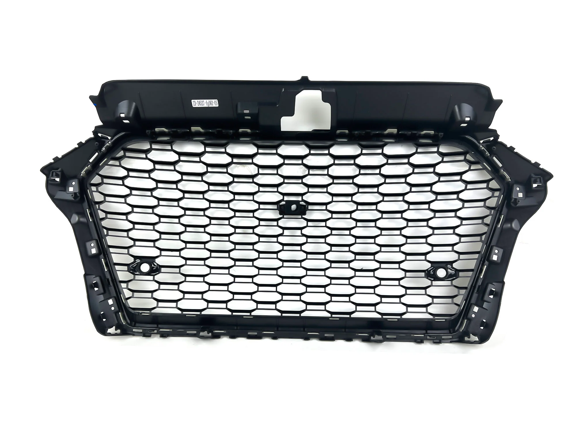 Glossy Black Honeycomb Front Bumper Grille for Audi A3 S3 8V 2017-2020 NON ACC - Image 14