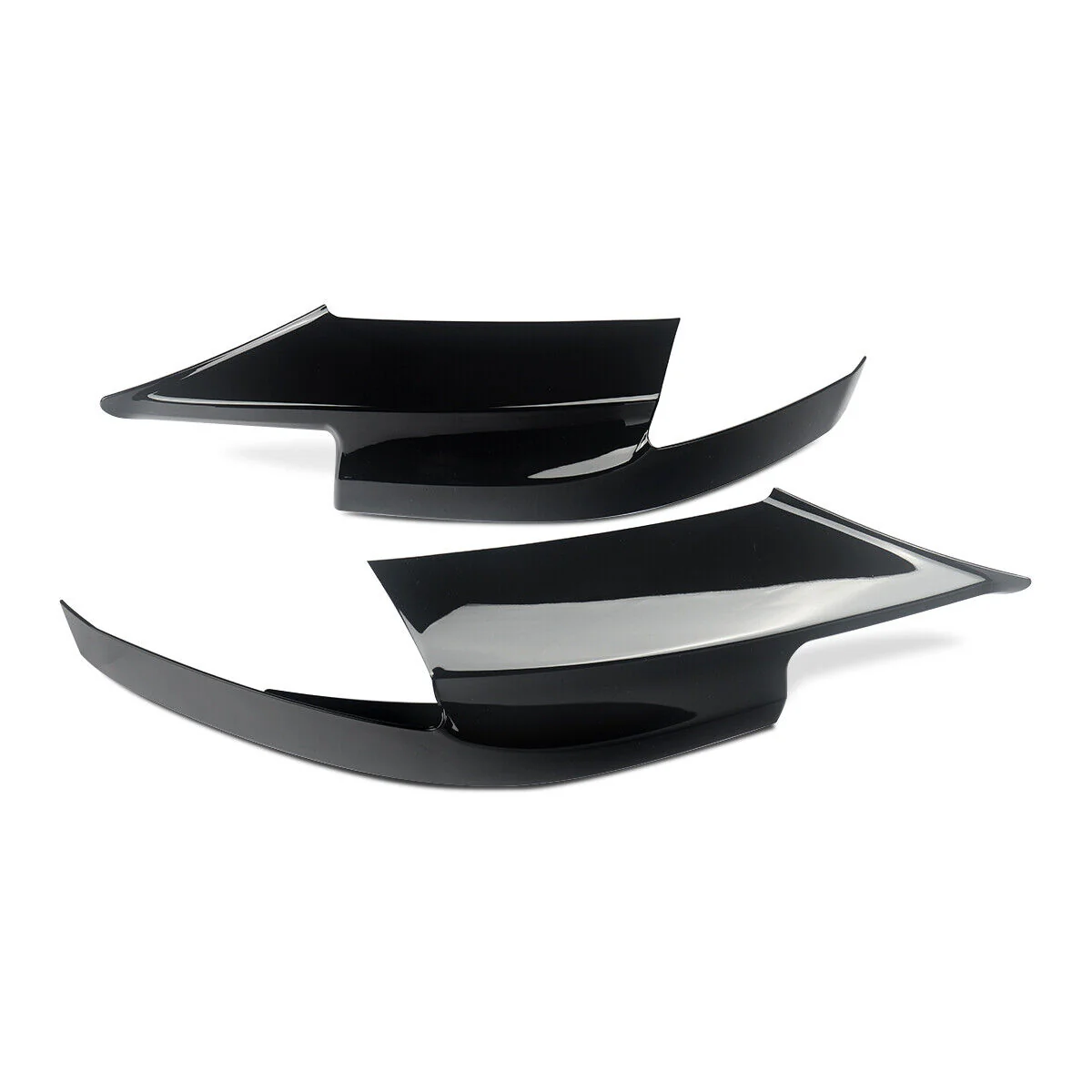 Gloss Black Front Bumper Lip Corner Splitter For BMW F10 M5 2010-2016 - Image 3