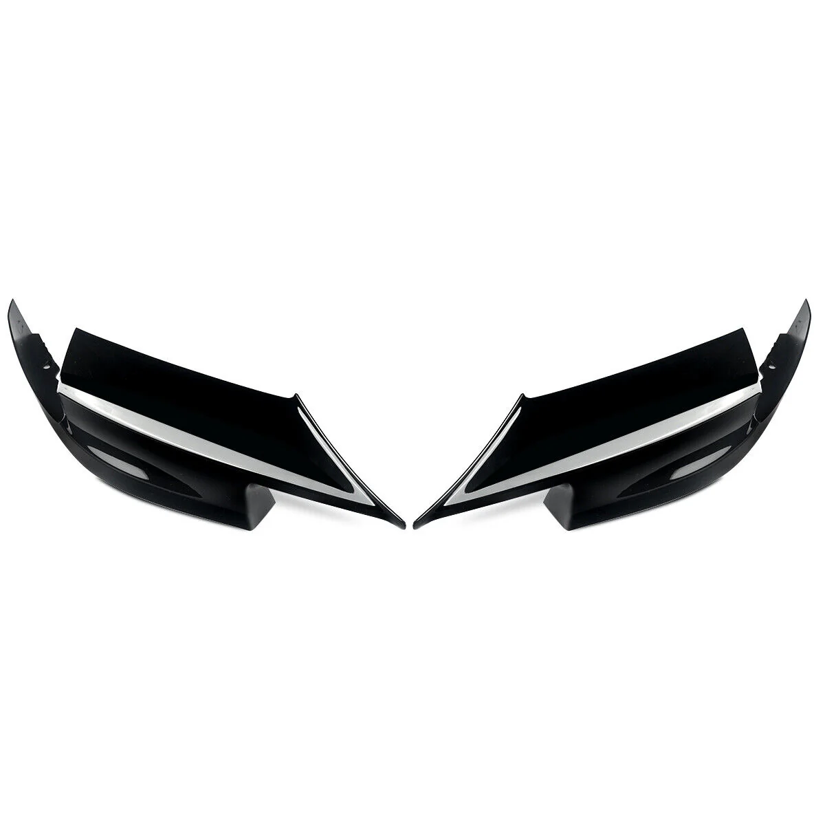 Gloss Black Front Bumper Lip Corner Splitter For BMW F10 M5 2010-2016 - Image 6