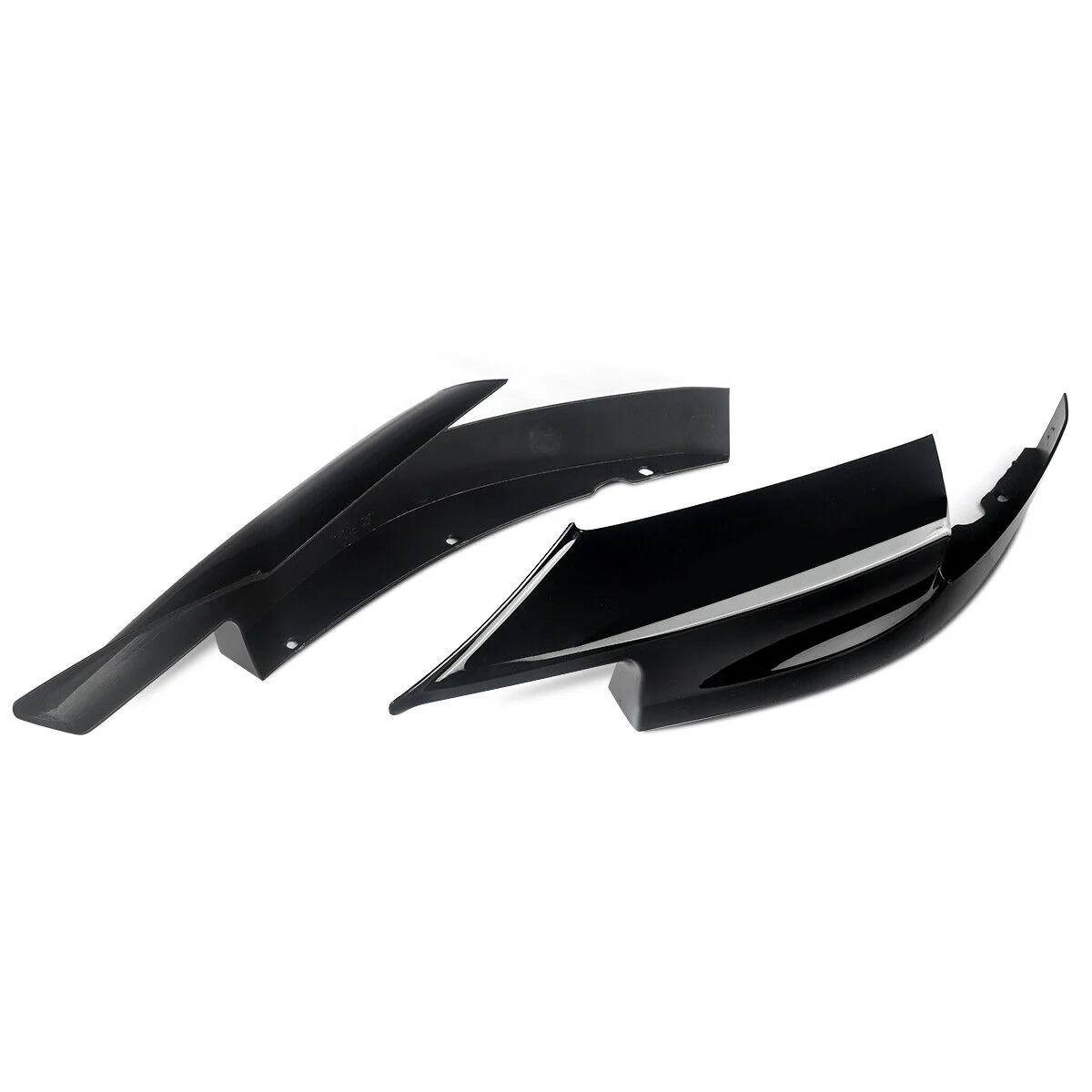 Gloss Black Front Bumper Lip Corner Splitter For BMW F10 M5 2010-2016 - Image 8