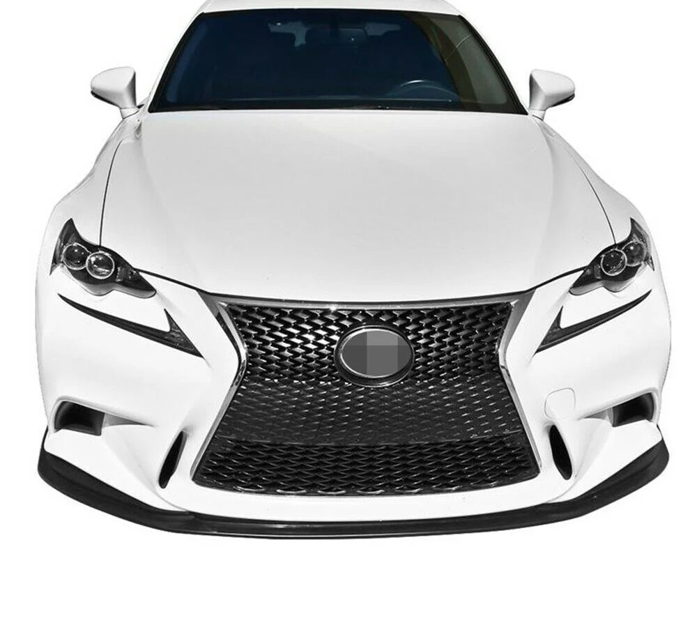 Gloss Black Front Bumper Lip Splitter For Lexus IS250/350/200T F-Sport 2014-2016 - Image 3