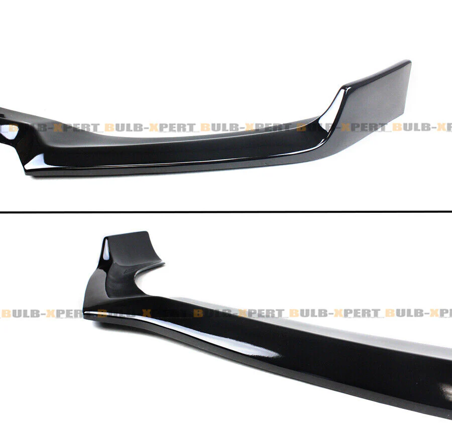 GLoss Black Front Bumper Lip Splitter Kit For 2017-2022 Infiniti Q60 V2 Coupe - Image 3