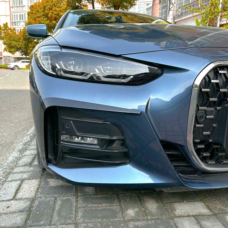 Gloss Black Front Bumper Side Air Vent Trim For BMW 4 Series G22 G23 G26 M Sport 2021-2023 - Image 3
