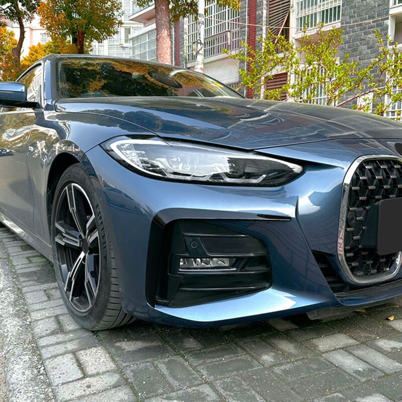 Gloss Black Front Bumper Side Air Vent Trim For BMW 4 Series G22 G23 G26 M Sport 2021-2023 - Image 5