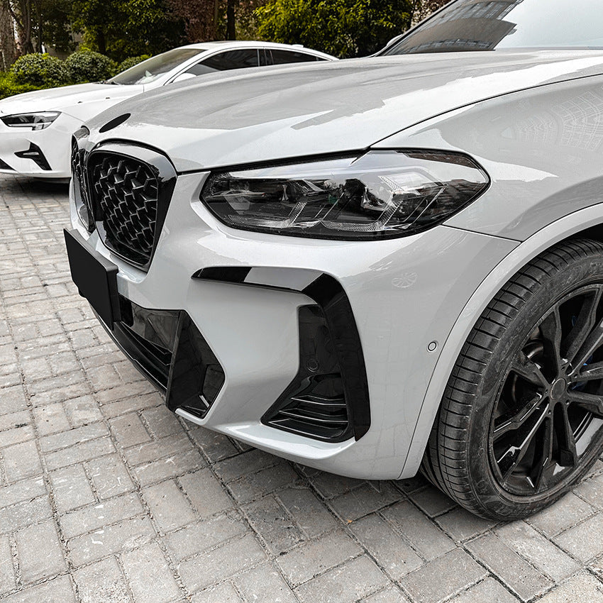 Carbon Black Front Bumper Side Air Vent Trim For BMW X3 X4 G01 G02 M Sport 2022-2023 - Image 15