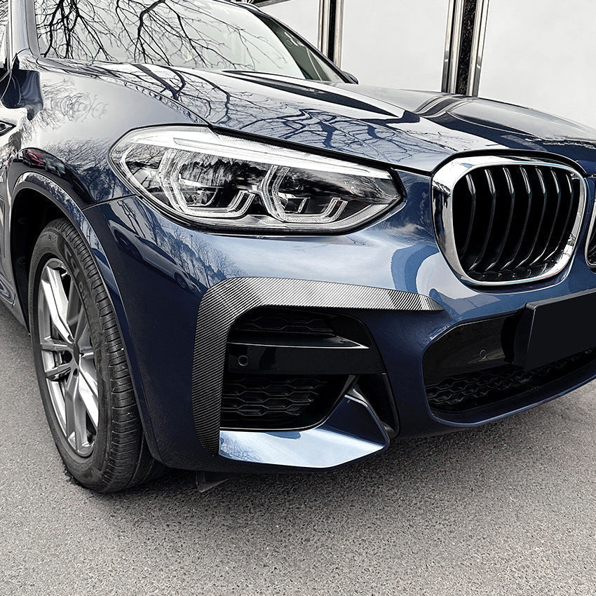 Gloss Black Front Bumper Side Air Vent Trim For BMW X3 X4 G01 G02 19-21 M Sport - Image 2