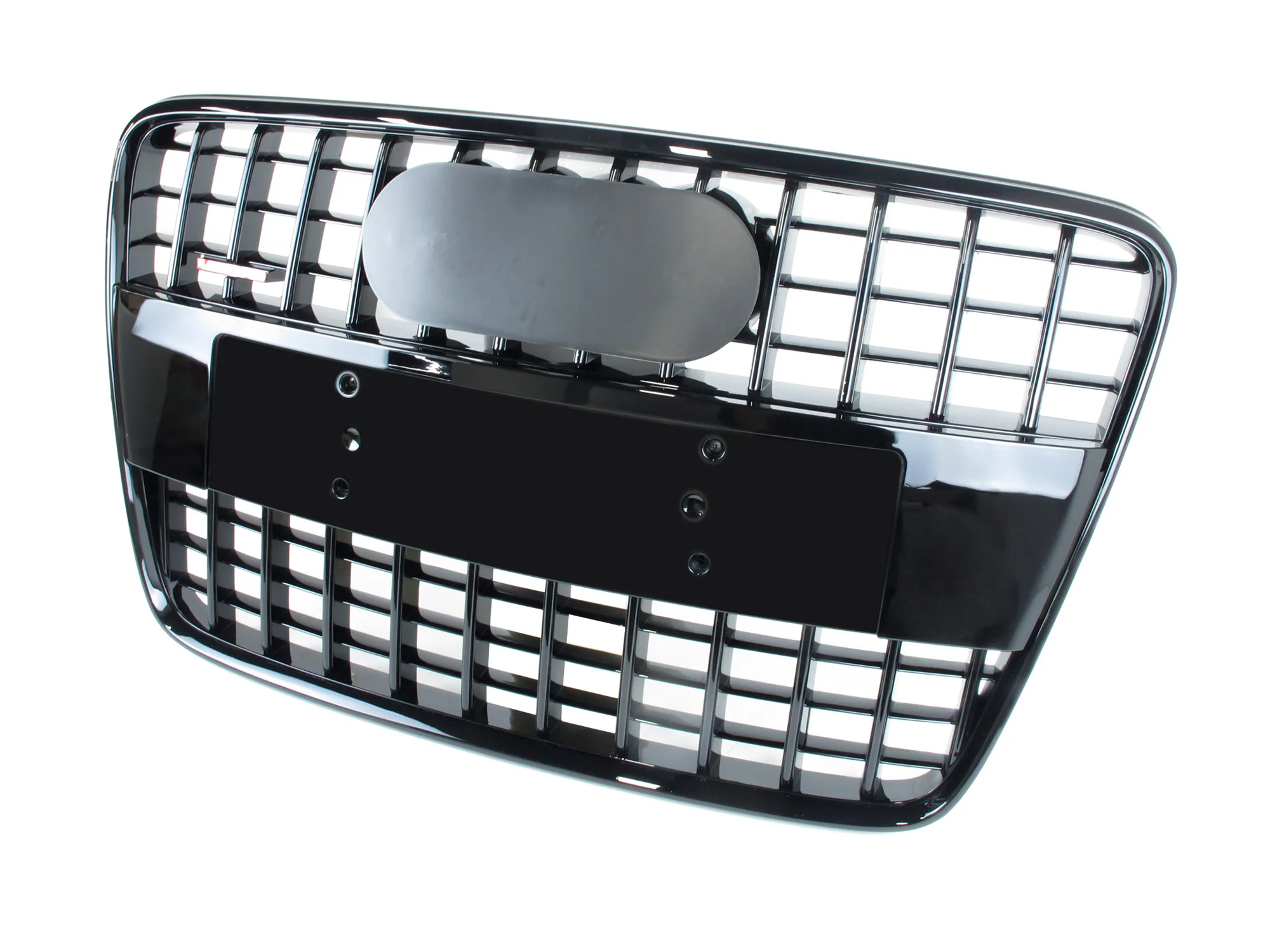 Gloss Black Front Upper Grille for Audi Q7 2007-2015 Premium/Prestige/S-Line - Image 7