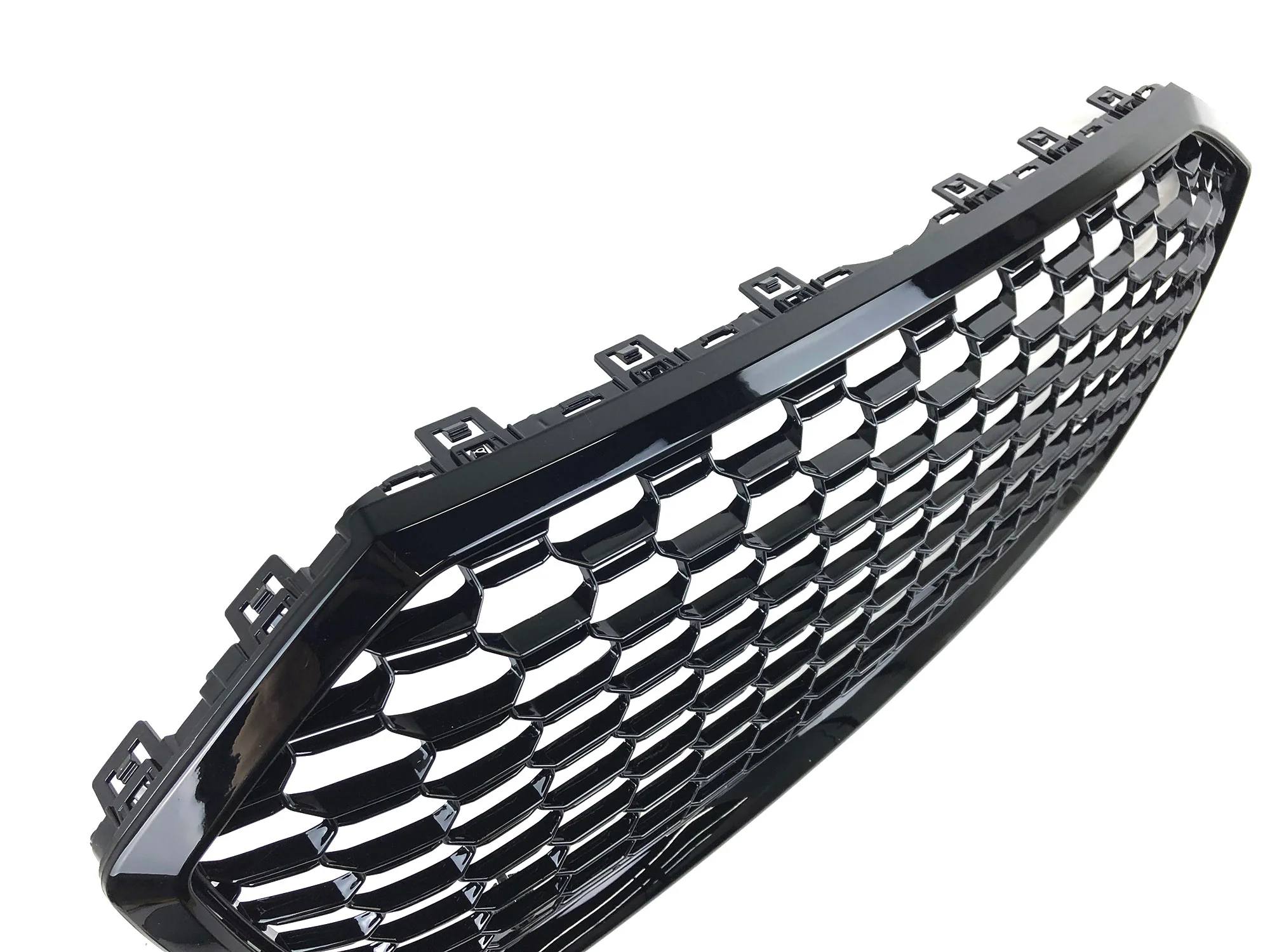RS6 Style Front Bumper Grille Honeycomb Mesh For Audi A6 S6 C8 2019-2024 - Image 12