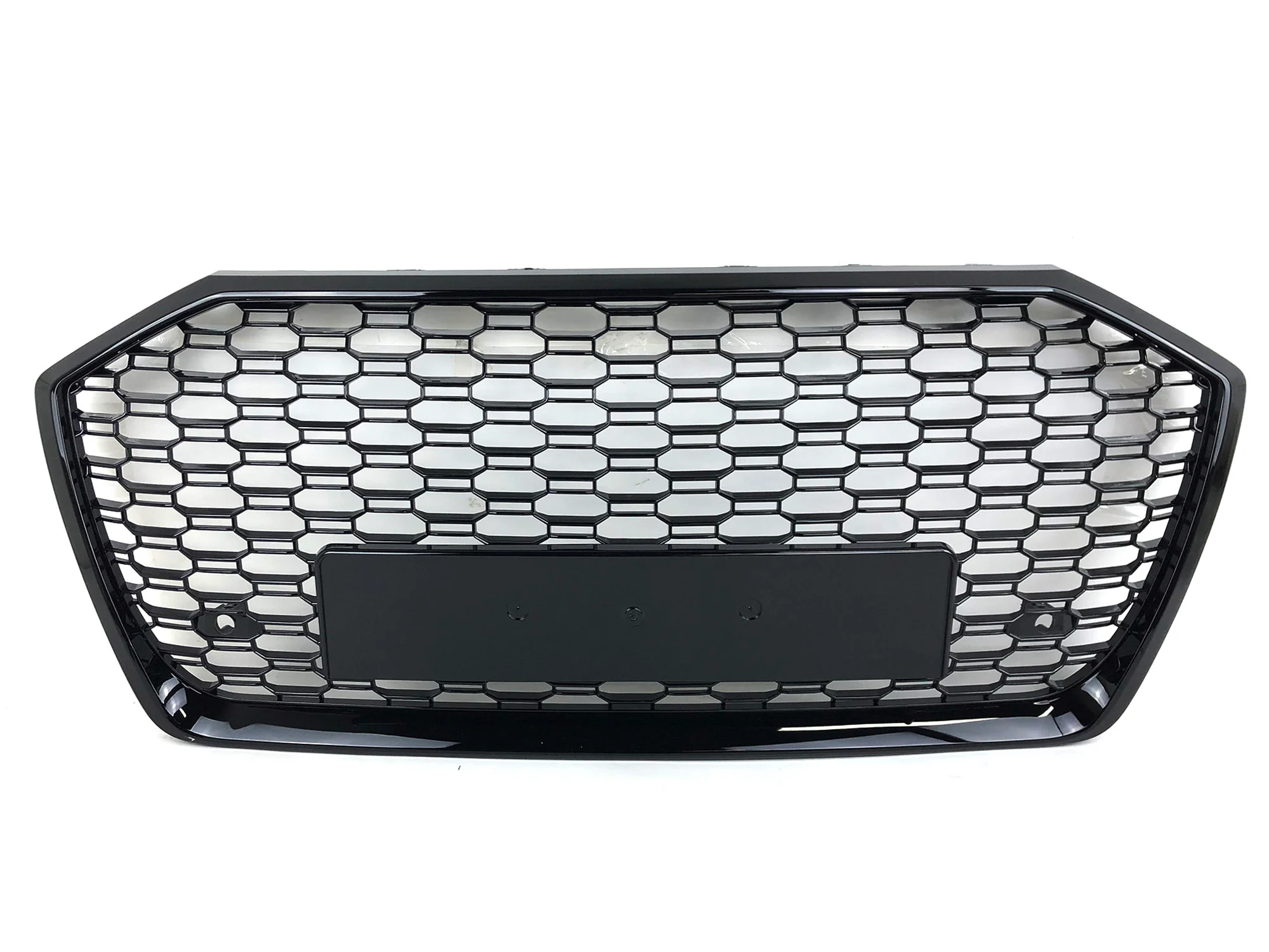 RS6 Style Front Bumper Grille Honeycomb Mesh For Audi A6 S6 C8 2019-2024 - Image 13