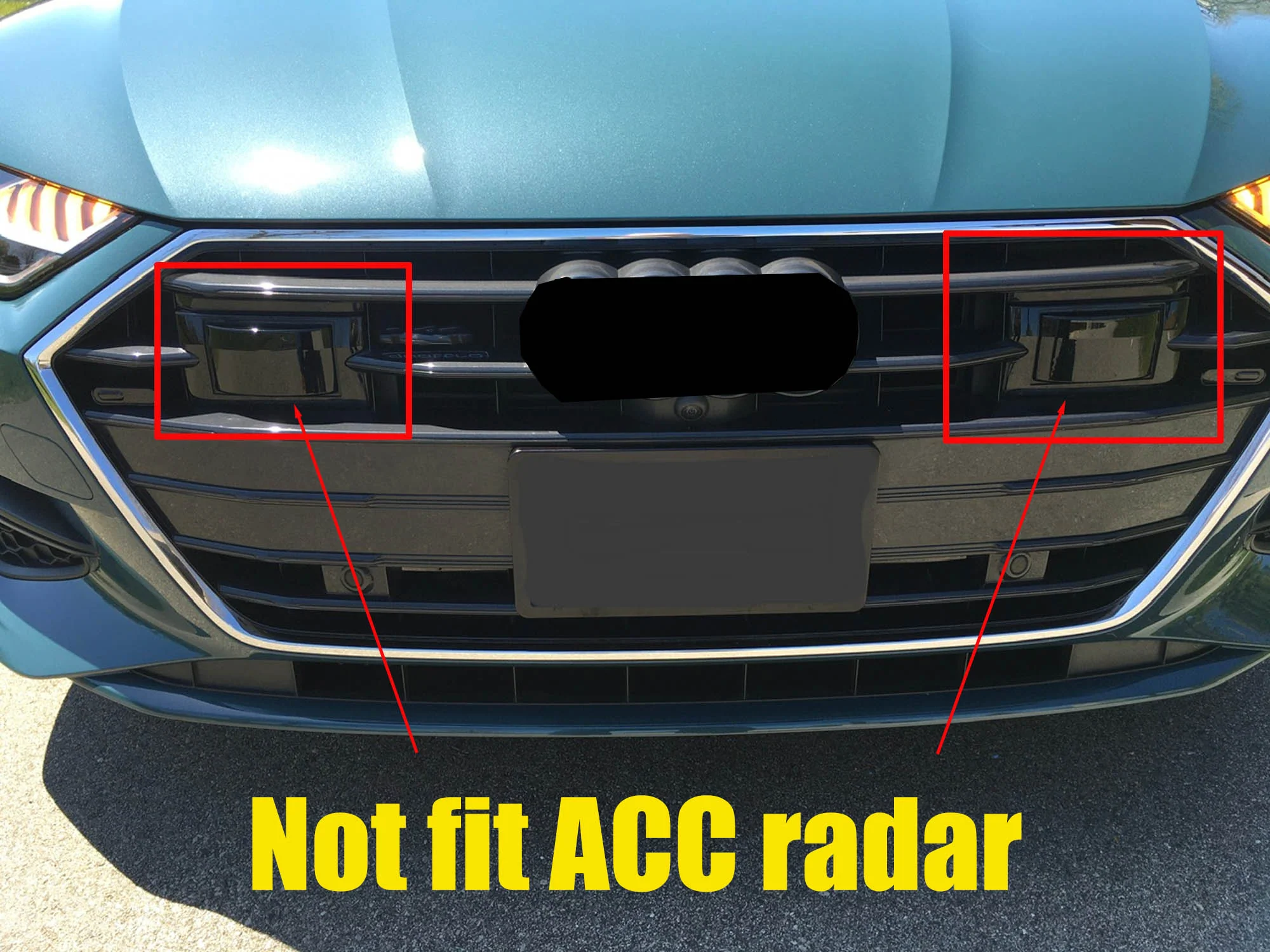 RS6 Style Front Bumper Grille Honeycomb Mesh For Audi A6 S6 C8 2019-2024 - Image 4