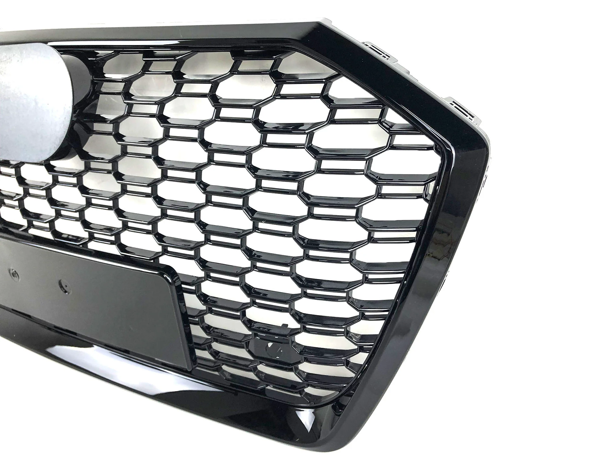 RS6 Style Front Bumper Grille Honeycomb Mesh For Audi A6 S6 C8 2019-2024 - Image 7