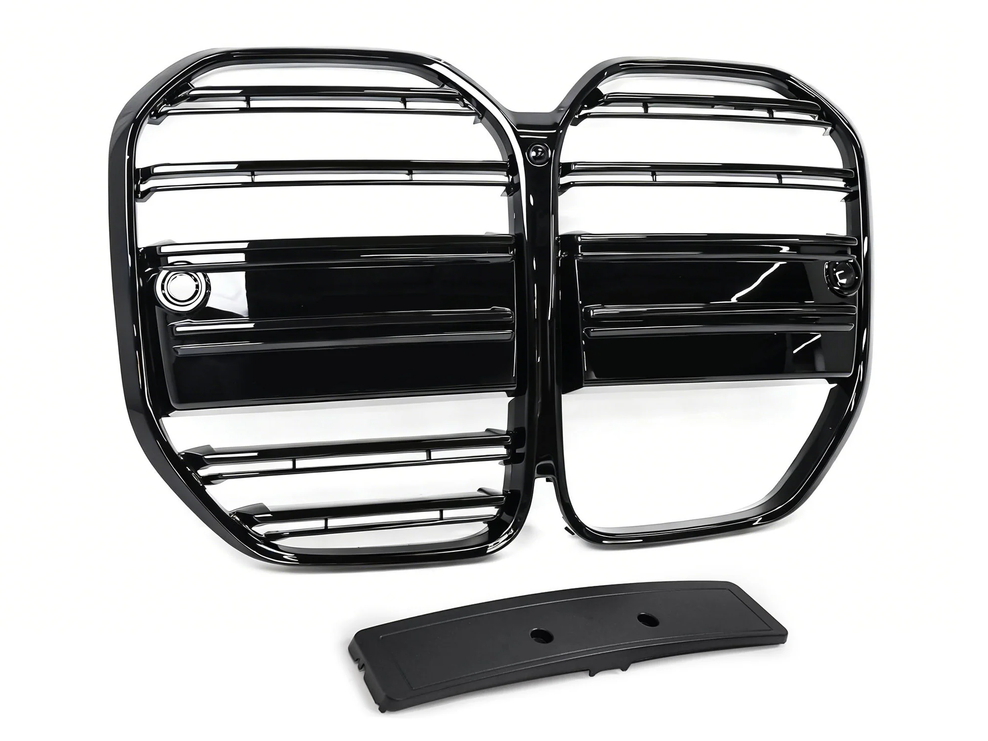 Gloss Black Front Grille Grill Replacement For BMW 4 Series G22 G23 2DR Coupe 2021-2026 w/ ACC - Image 6