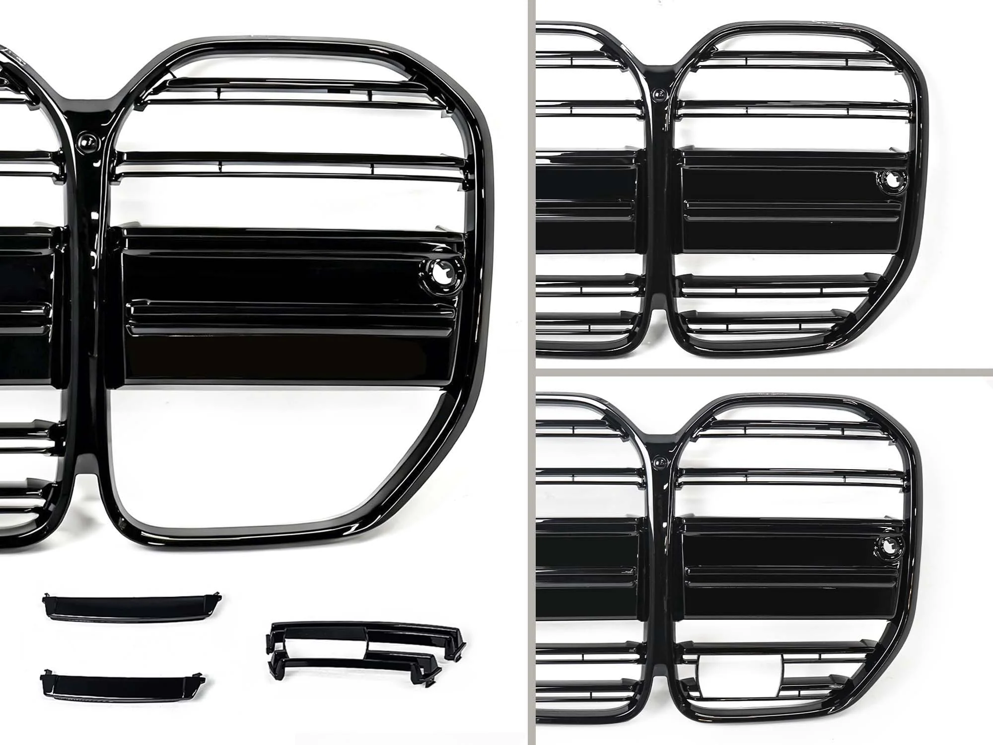 Gloss Black Front Grille Grill Replacement For BMW 4 Series G22 G23 2DR Coupe 2021-2026 w/ ACC - Image 7