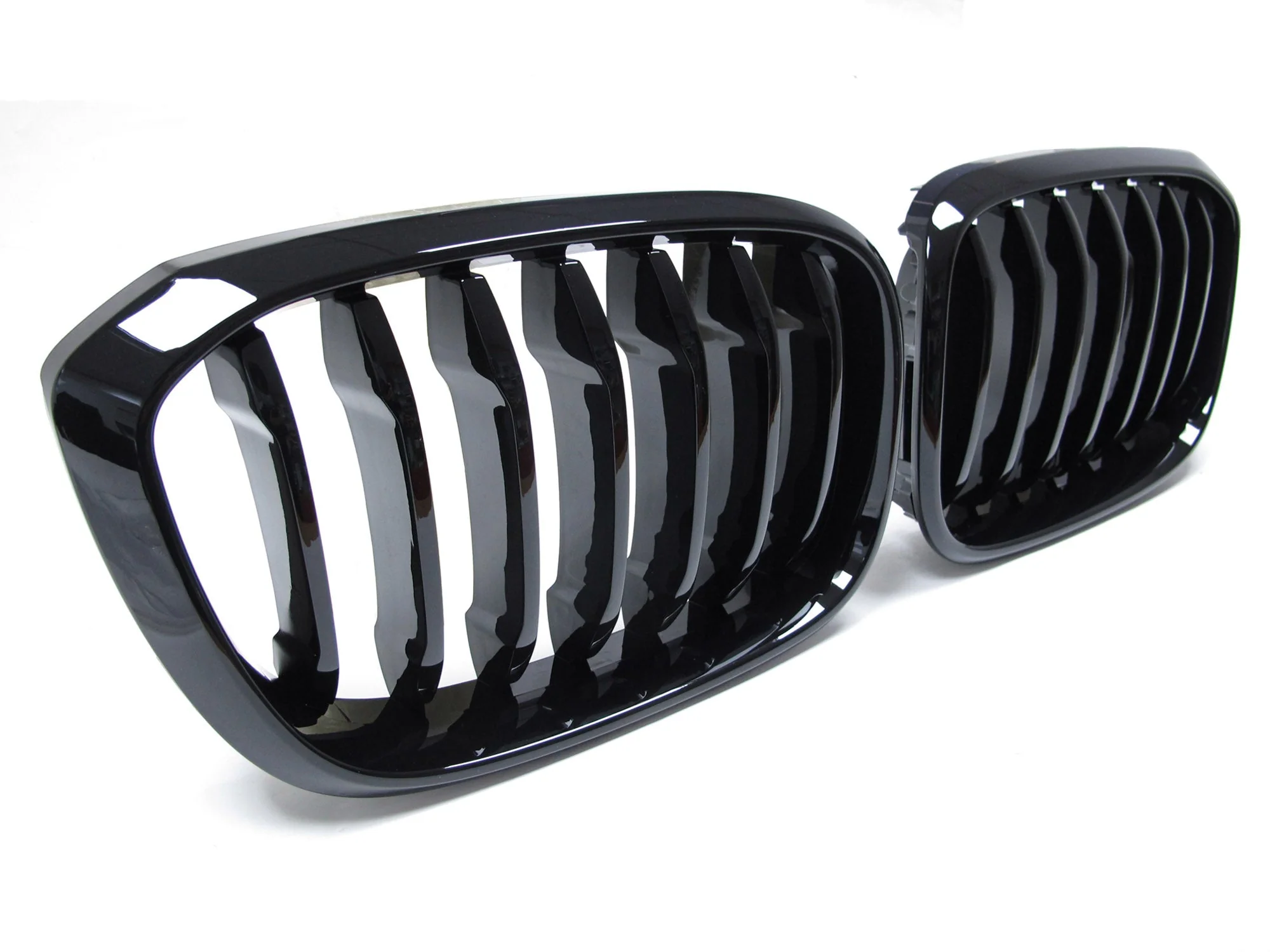 For BMW X3 X4 G01 G02 M40i 2018-2021 Front Bumper Kidney Grill Grille Gloss Black - Image 5
