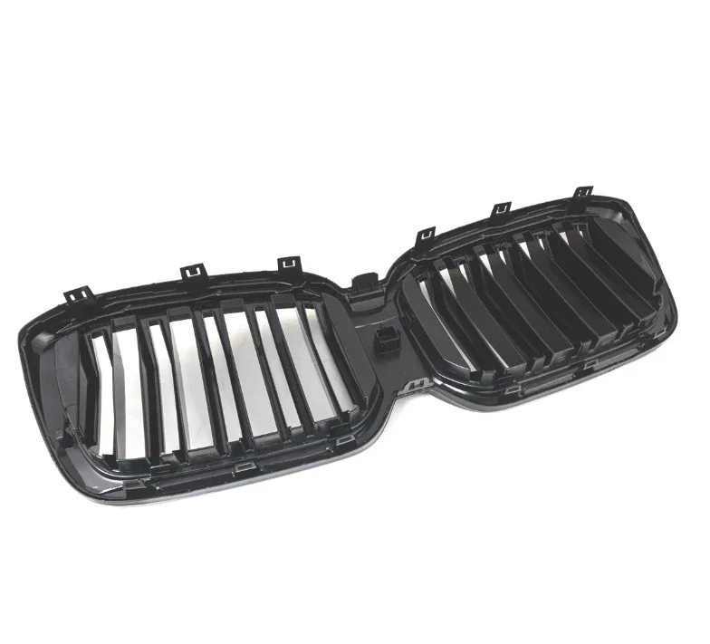 Fit 22-24 BMW X3 G01 22-25 X4 G02 LCI Front Bumper Grill Black Dual Slat Grille - Image 7