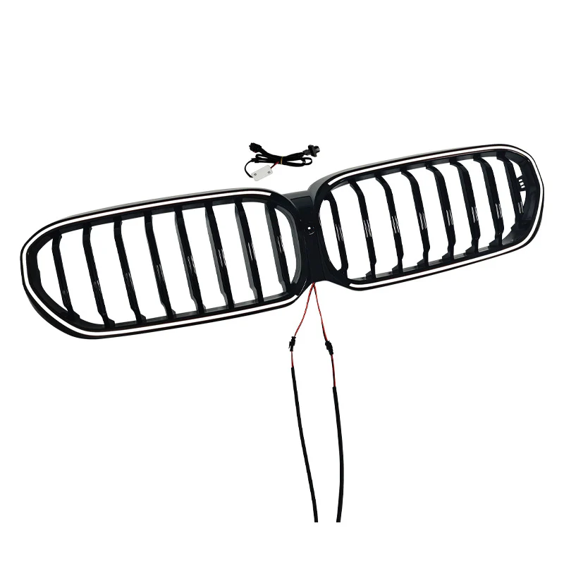 Gloss Black Front Kidney Grille LED Light For 2021-2023 BMW G30 G31 540i 550i - Image 4