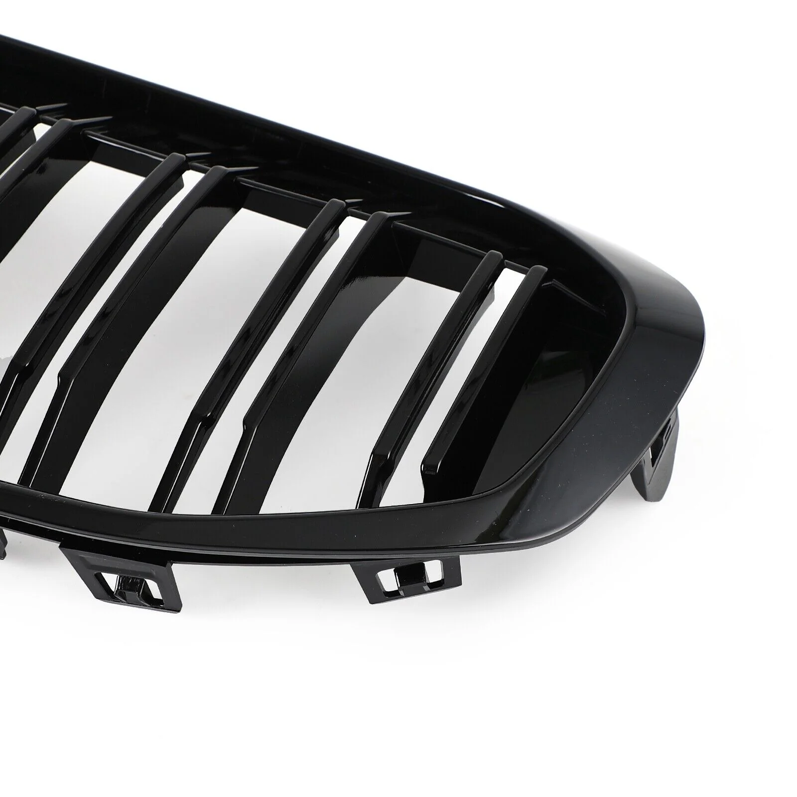 Gloss Black Front Kidney Hood Grille For BMW F40 1-Series 2020-2024 - Image 9