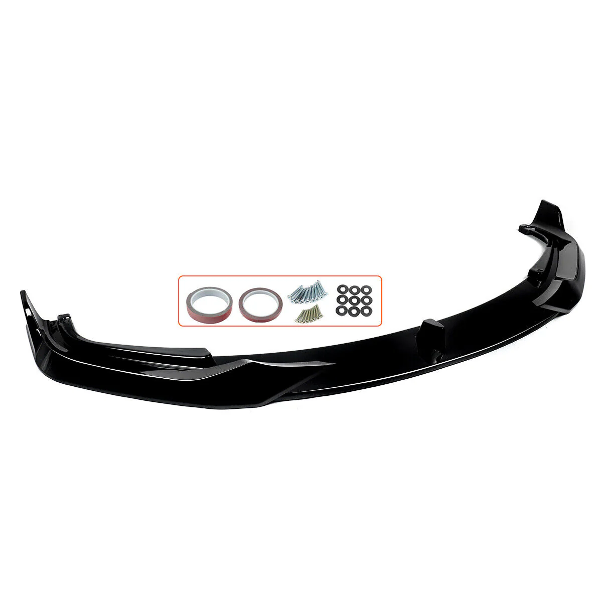 Gloss Black Front Lip Bumper Splitter For BMW 8 Series G14 G15 G16 M-Sport 2020-2024 - Image 3